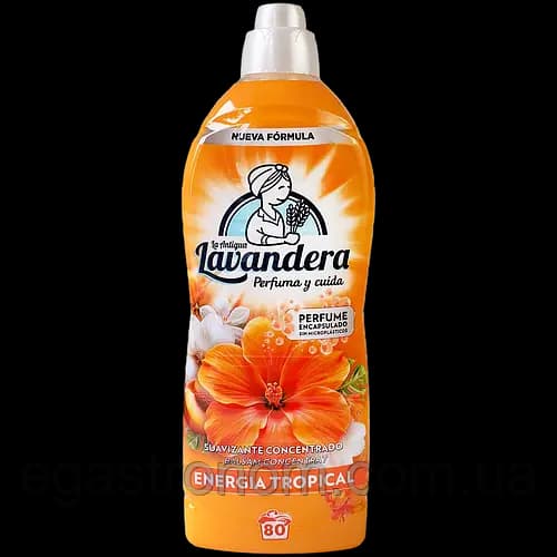 Ополіскувач для прання тропічний аромат Лавандера Lavandera tropical 80р 6шт/ящ (Код: 00-00021668), 1760 мл