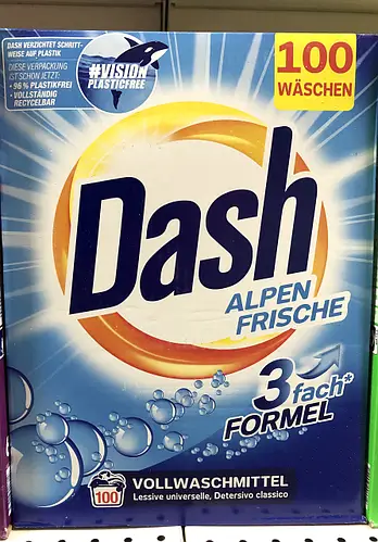 Пральний порошок Dash Alpen Frische (універсальний), 6500 г