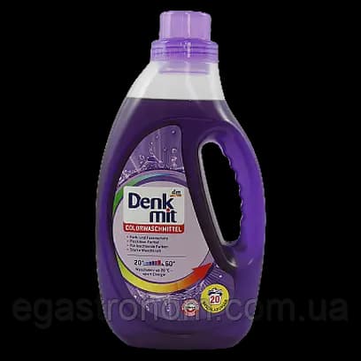 Гель для прання кольорового Денк Міт Denk Mit colorwaschmittel 20р 6шт/ящ (Код: 00-00010522), 1100 мл