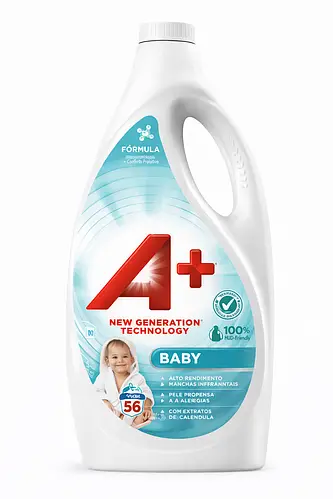 Гель для прання дитячої білизни А+ Baby Sensitive, 2460 мл